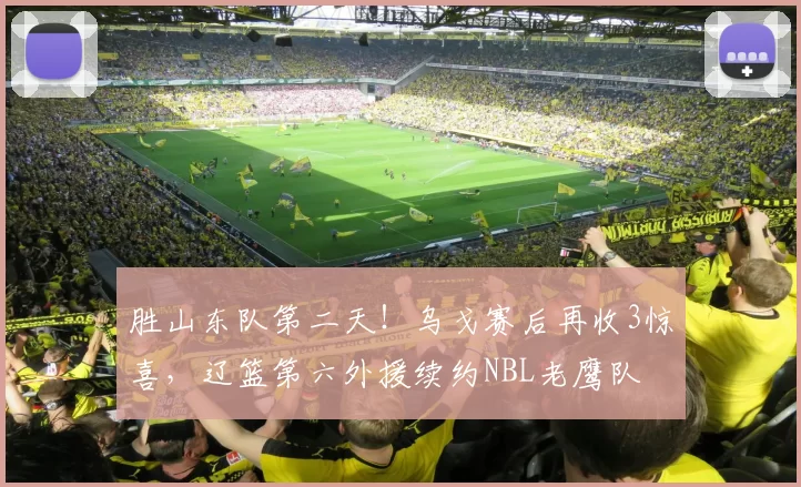 胜山东队第二天！乌戈赛后再收3惊喜，辽篮第六外援续约NBL老鹰队